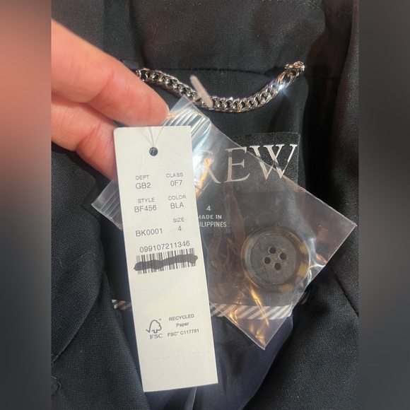 J.Crew New Icon trench coat in black - Picture 10 of 11